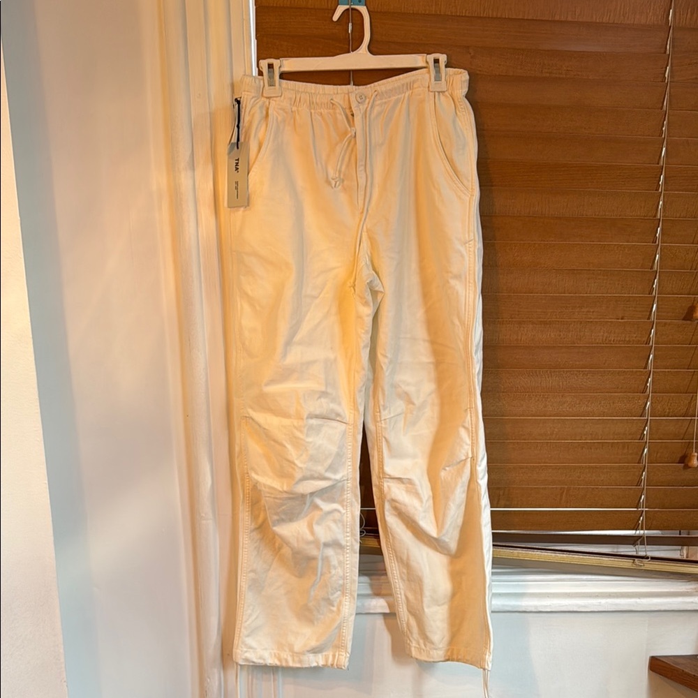 Aritzia White Cargo Pants